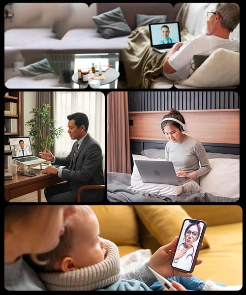 Access convenient online teleconsultation services Malaysia for medical advice, checks, & counseling